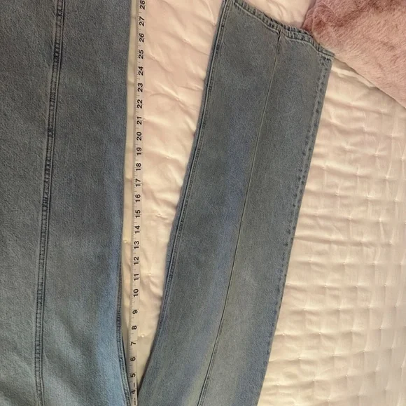 NWT Zara TRF Strapless Off Shoulder Denim Jumpsuit Size XS - Picture 13 of 16